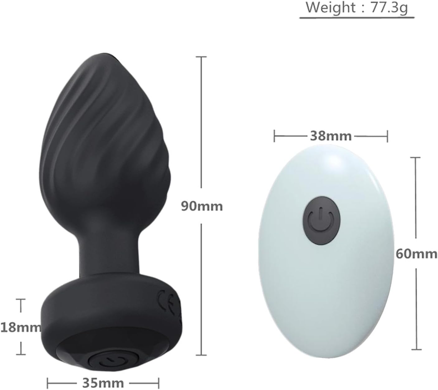 SirenSurge Remote-Controlled Vibrating Anal Plug