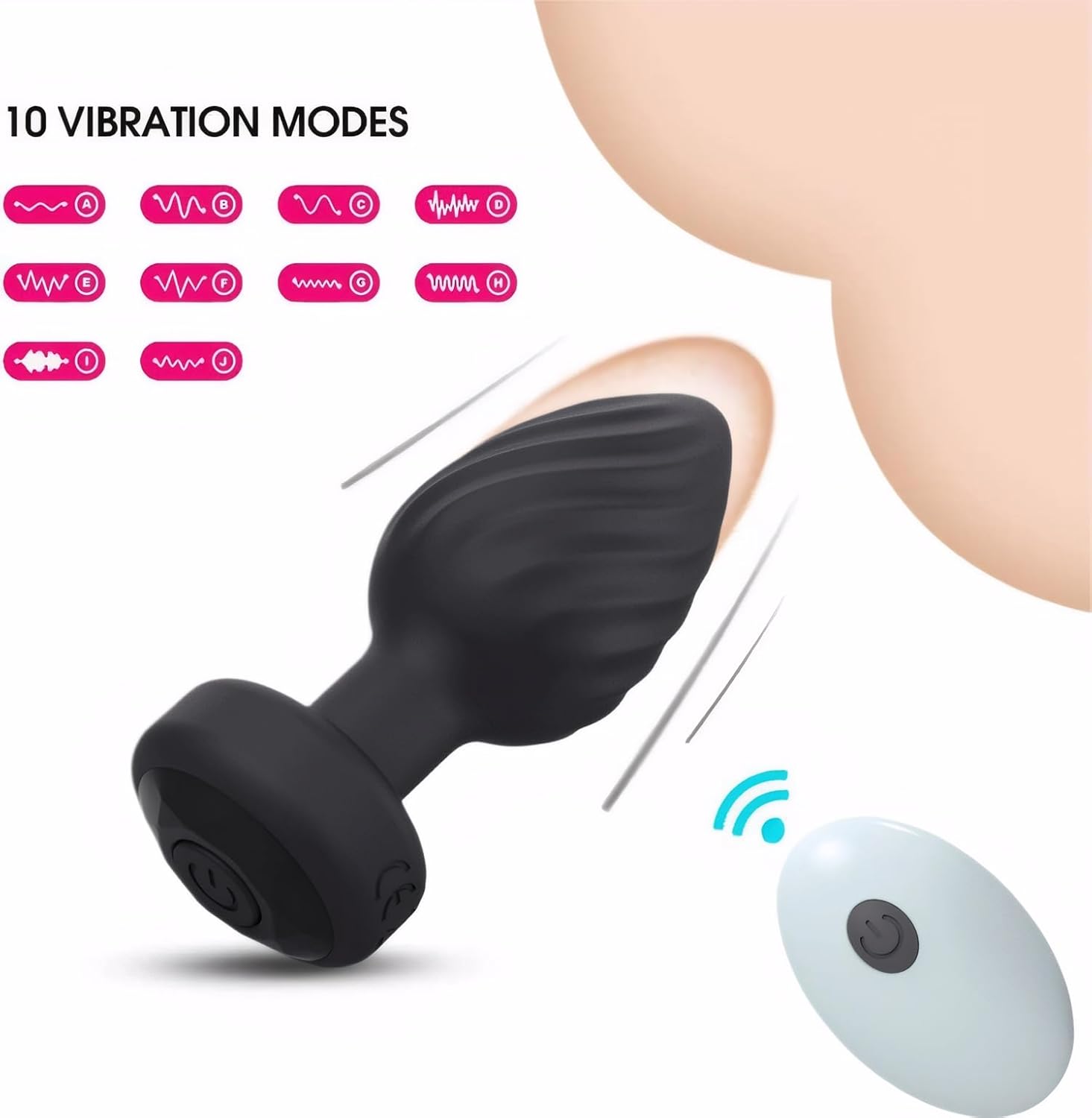 SirenSurge Remote-Controlled Vibrating Anal Plug