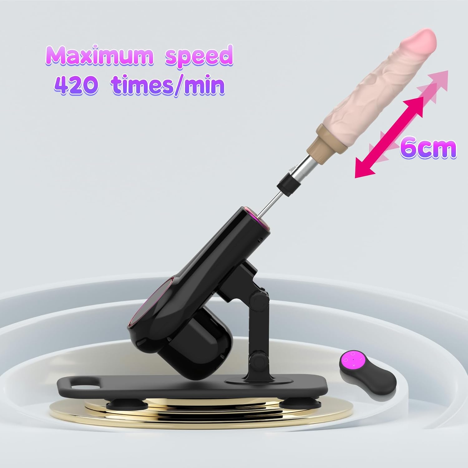 BoldQuiver Remote Control Dildo Sex Machine