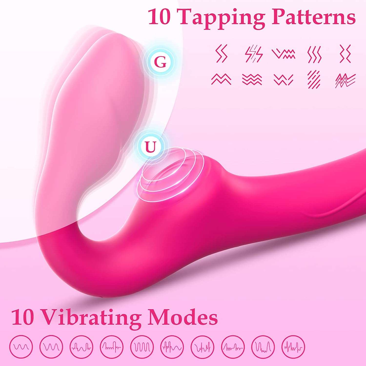 VeloDouble G-Spot Clit Dildo Vibrator