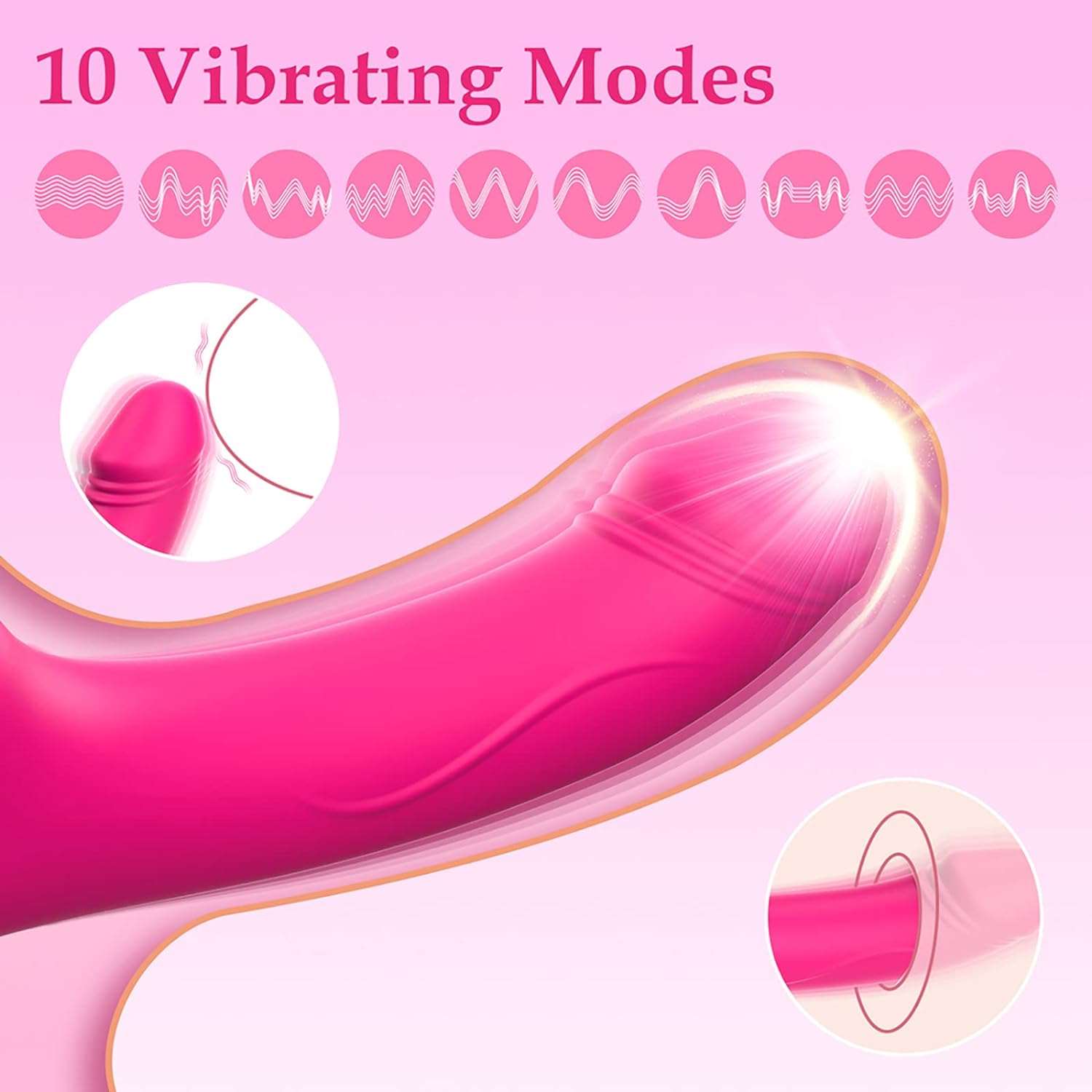 VeloDouble G-Spot Clit Dildo Vibrator