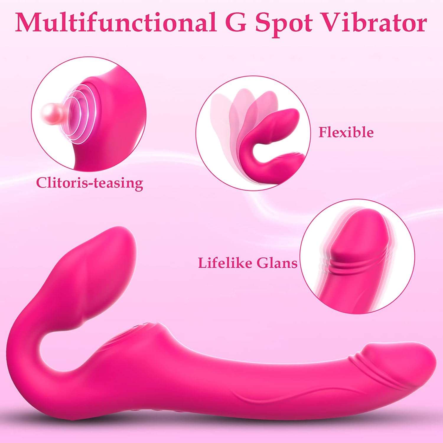 VeloDouble G-Spot Clit Dildo Vibrator