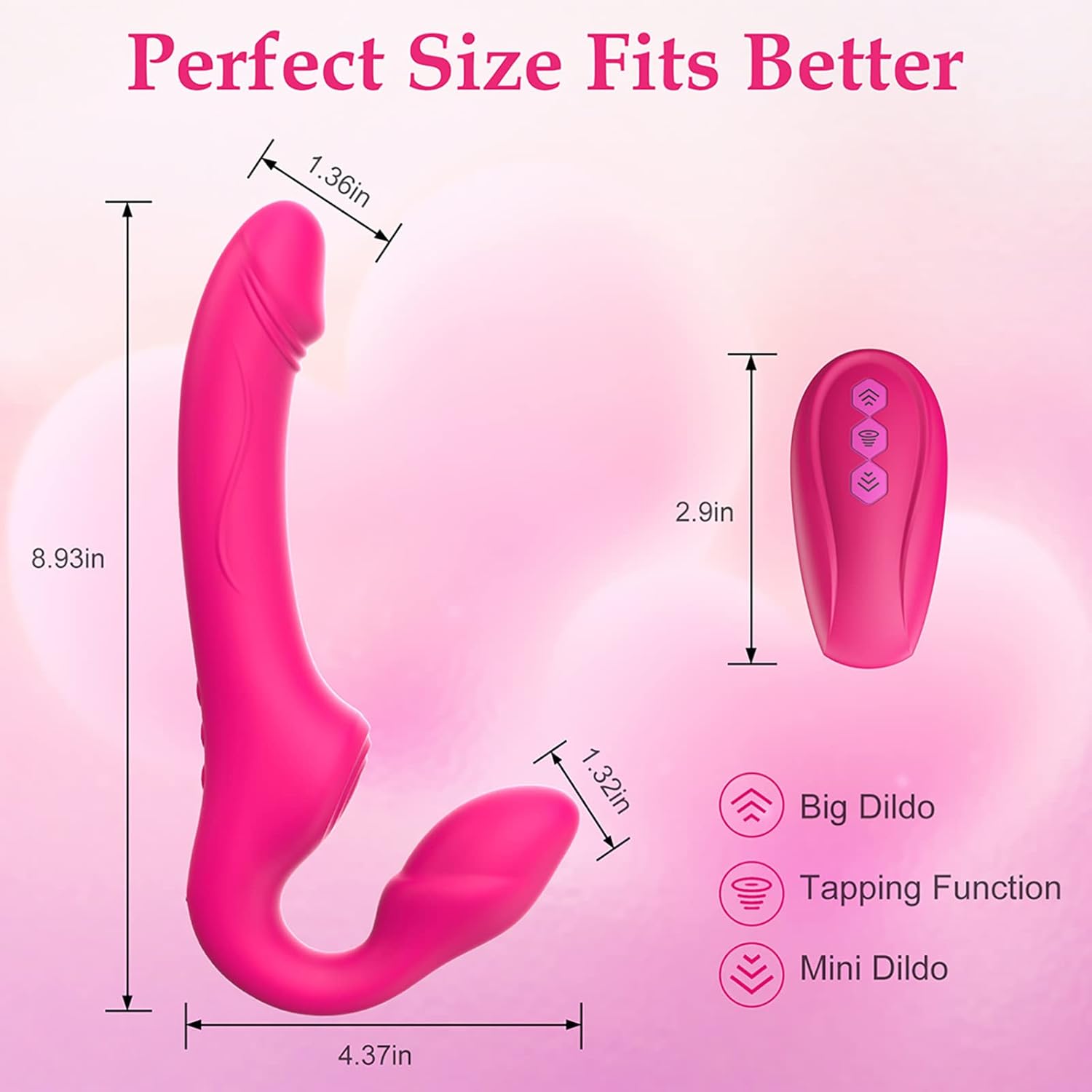 VeloDouble G-Spot Clit Dildo Vibrator